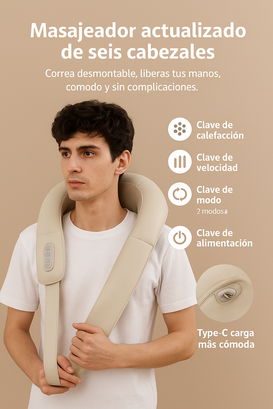 Waydroo - Masajeador de Cuello y Hombros